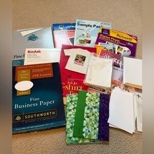 Lot of Photo, Printer, Sticker Paper for Printing, Crafts, Albums